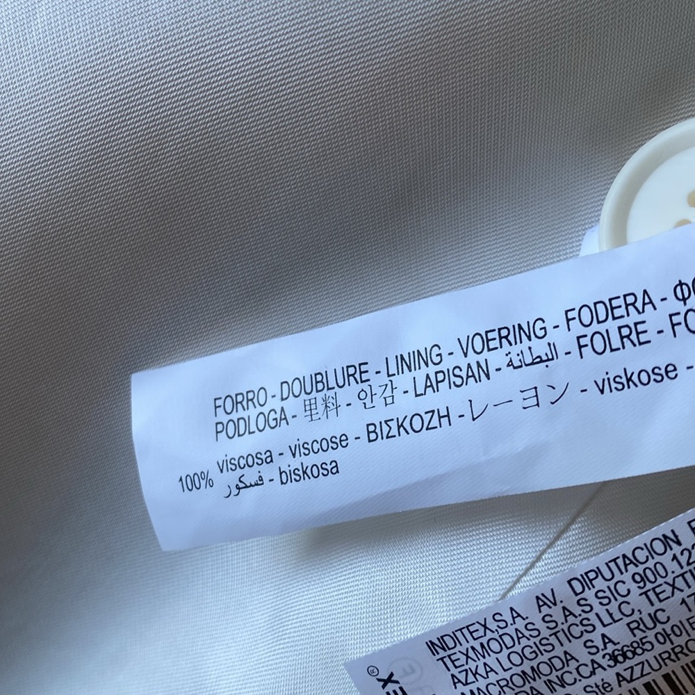 Zara Ivory Coat S - Picture 7 of 10